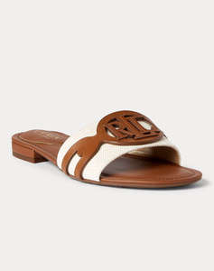 LAUREN RALPH LAUREN TWOTONECANVS/BRNCLF-ALEGRA-SN-SLI
