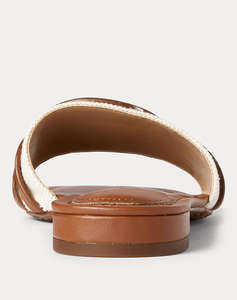 LAUREN RALPH LAUREN TWOTONECANVS/BRNCLF-ALEGRA-SN-SLI