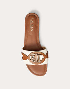 LAUREN RALPH LAUREN TWOTONECANVS/BRNCLF-ALEGRA-SN-SLI