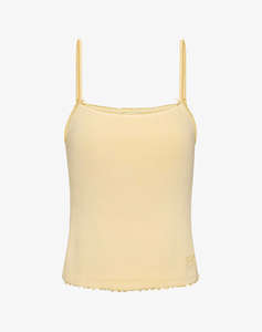 TOMMY JEANS TJW SLIM SCALLOP RIB TOP