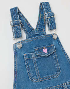 OVS DENIM SALOPETTE W/EMBRO