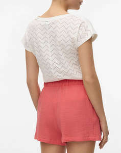 VERO MODA VMTHAS SS V-NECK TOP JRS GA VO
