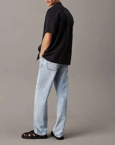 CALVIN KLEIN LINEN COTTON CUBAN S/S SHIRT
