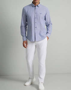 NAVY&GREEN CAMASA COMFORT FIT