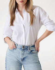 GUESS SILVIA HOTFIX LS SHIRT CAMASA DE DAMA