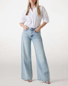 GUESS SILVIA HOTFIX LS SHIRT CAMASA DE DAMA