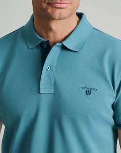 NAVY&GREEN BLUZA PIQUE POLO, YOUNG LINE
