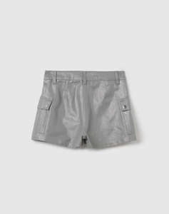 OVS CARGO SHORT SILVER