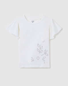 OVS T-SHIRT W/FLOWERS
