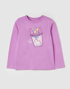 OVS LS TSHIRT 4/5 WITH STRASS