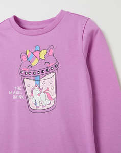 OVS LS TSHIRT 4/5 WITH STRASS