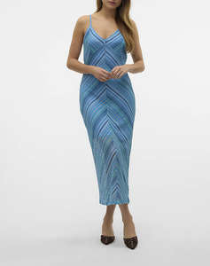 VERO MODA VMDEMI STRIPE 78 SINGLET DRESS JRS GA VO