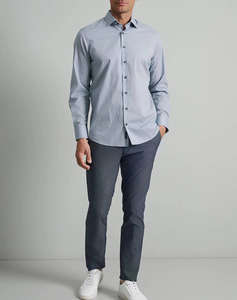 NAVY&GREEN CAMASA FIT LINE