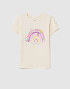 OVS TSHIRT 4/5 COL+STRASS