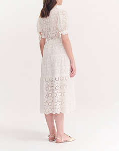FOREL Rochie midi cu broderie