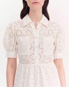 FOREL Rochie midi cu broderie