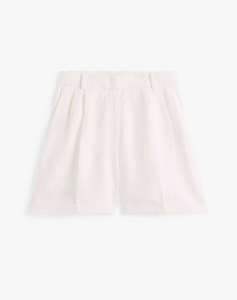 TOMMY HILFIGER LINEN MIX PLEATED SHORT
