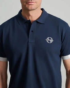 NAVY&GREEN BLUZA POLO, CUSTOM FIT