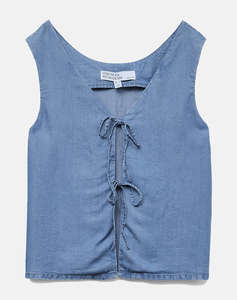 VERO MODA VMFLEUR SL STRING 2WAY TENCEL TOP GA