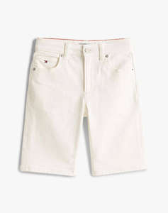 TOMMY HILFIGER MODERN STRAIGHT SHORT WHITE