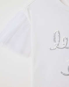 OVS T-SHIRT W/ ROUCHES