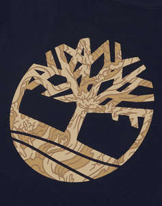 TIMBERLAND Back Camo Tree Logo Short Sleeve Tee