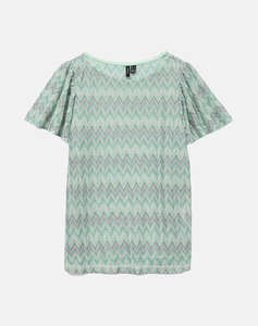 VERO MODA VMDICTE SS BOAT NECK TOP JRS GA VO