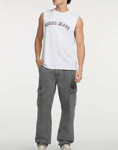 GUESS JEANS GJ MUSCLE COLLEGIATE - ORGANIC COTTON 160GSM BLUZA DE BARBATI