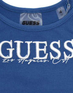 GUESS RIB SL TOP_MINI ME - ECO SMOOTH GIRLY RIB 435 BLUZA DE COPII GIRL