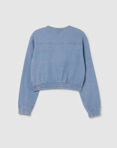 OVS SWT CROP W/CUTS