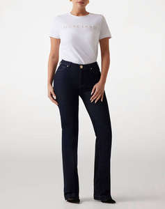 GUESS MARCIANO CANDY RN SS TSHIRT - ORG COTTON STRETCH JERSEY 180 BLUZA DE DAMA