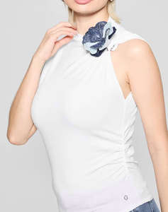GUESS ARIANE 3D EMBROIDERY SL TOP DE DAMA TRICOTAT