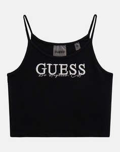 GUESS RIB SL TOP_MINI ME - ECO SMOOTH GIRLY RIB 435 BLUZA DE COPII GIRL