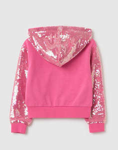 OVS HOODIE FULLZIP W/SEQUINS