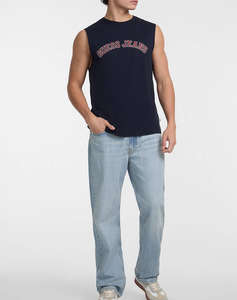 GUESS JEANS GJ MUSCLE COLLEGIATE - ORGANIC COTTON 160GSM BLUZA DE BARBATI