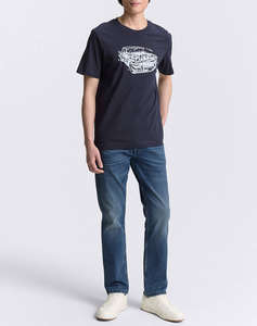 TOM TAILOR PRINTED T-SHIRT BLUZA DE BARBATI