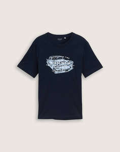 TOM TAILOR PRINTED T-SHIRT BLUZA DE BARBATI