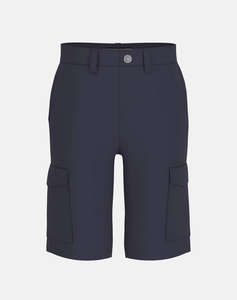 GUESS GMT DYE POPLIN CARGO - COTTON RIGID POPLIN 170 PANTALONI SCURTI COPII BOY