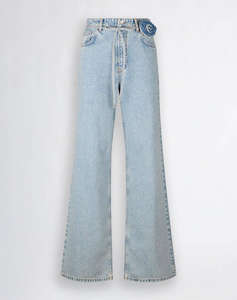 LIU JO DENIM_UA5D72_PANT.BAGGY ROSE REG.W. PANTALONI DE DAMA