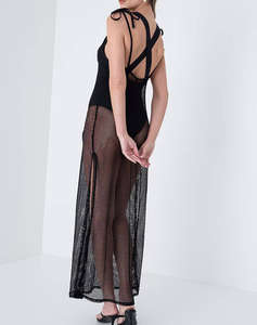 HUGO MESH BEACH DRESS 10271287 01