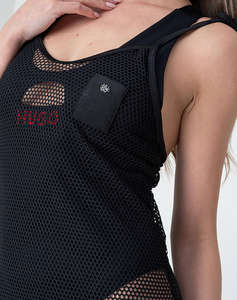 HUGO MESH BEACH DRESS 10271287 01