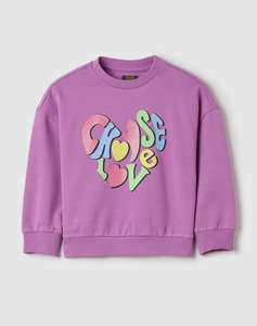 OVS SWEAT ROUND COLLAR 4/5COL
