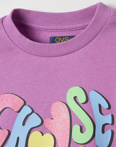 OVS SWEAT ROUND COLLAR 4/5COL