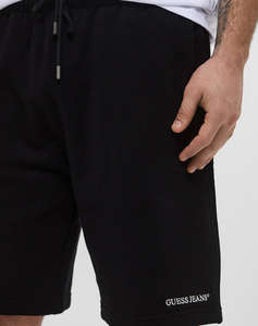 GUESS JEANS GJ REG EMBRO SHORTS - ORGANIC COTT ICONIC TERRY 400 SHORTS DE BARBATI