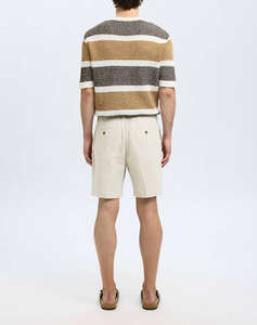 SELECTED SLHREGULAR-LEROY LINEN BLD SHORTS NOOS
