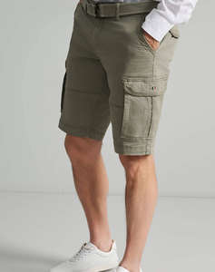 NAVY&GREEN BERMUDE CARGO CU CUREA