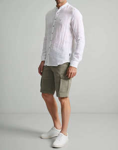 NAVY&GREEN BERMUDE CARGO CU CUREA