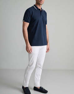 NAVY&GREEN BLUZA POLO, CUSTOM FIT