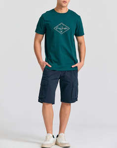 FUNKY BUDDHA Bluza de barbati Maneca Scurta Cu Imprimeu