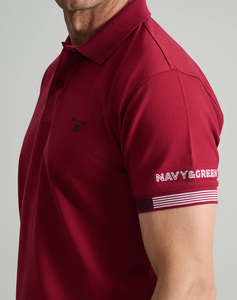 NAVY&GREEN BLUZA POLO, CUSTOM FIT
